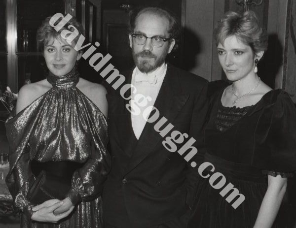 John Malkovich with Kate Nelligan and wife, Glenne Headley 1984, NY.jpg